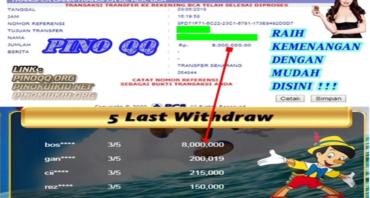 Deposit Minimal menang Besar di PinoQQ