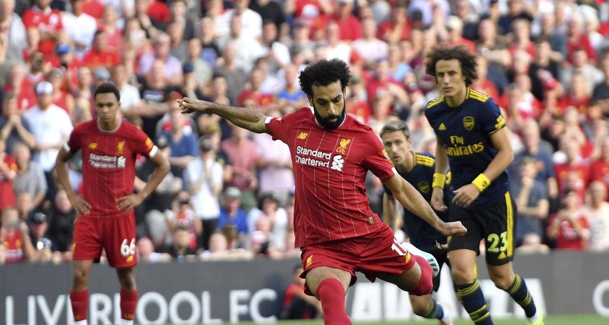 Mohamed Salah 2 Gol, Liverpool Bungkam Arsenal